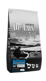 De Lux Dog BAKED FISH (угорь, калкан, сельдь) Holistic 3 kg